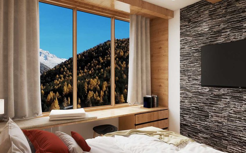 Dom 4545 – own your exclusive hotel studio or hotel suite in Saas-Fee. Operated by Dorint Hotels & Resorts