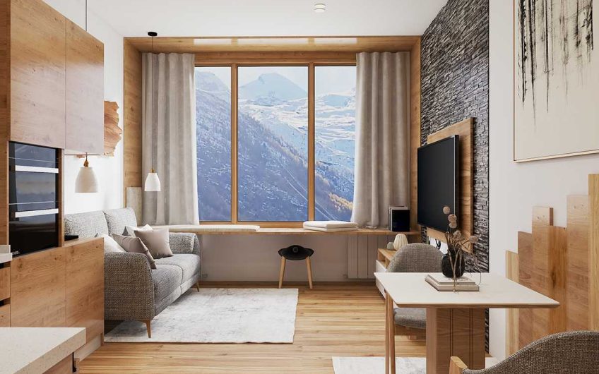 Dom 4545 – own your exclusive hotel studio or hotel suite in Saas-Fee. Operated by Dorint Hotels & Resorts
