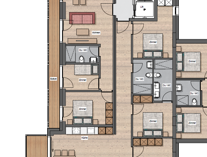 Primavera new build in Saas-Grund P5 4.5-room apartment right next to the Hohsaas ski lift
