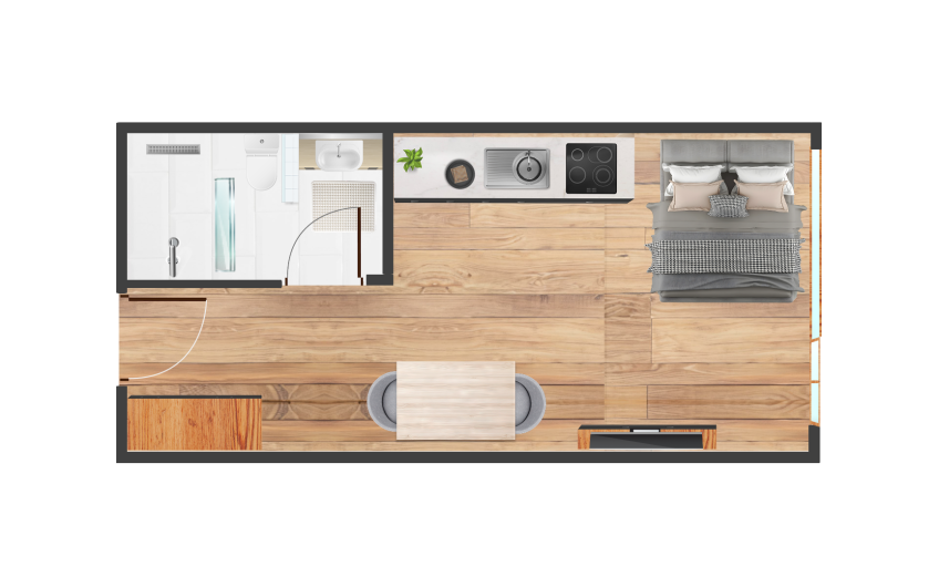 Dom 4545 – own your exclusive hotel studio or hotel suite in Saas-Fee. Operated by Dorint Hotels & Resorts