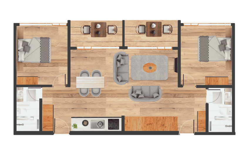 Dom 4545 – own your exclusive hotel studio or hotel suite in Saas-Fee. Operated by Dorint Hotels & Resorts