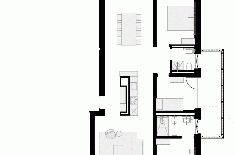 Glacier view right by the ski slope, hotel-style second home.