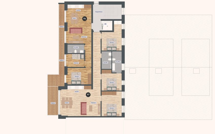 Primavera Neubau in Saas-Grund P7 4.5 Zimmerwohnung direkt bei der Bergbahn Hohsaas.