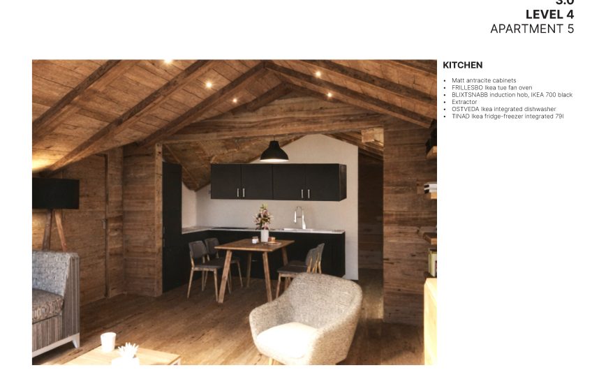 Umbauprojekt. Bergheimat total sanierte 3.5 Zimmerdachwohnung mit einwandfreier Aussicht in Saas-Balen.