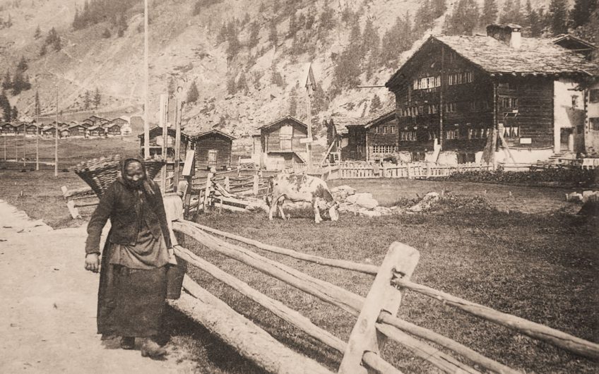 2 geräumige 2.5 Zimmerwohnungen in  Walliserhaus, aus dem Jahr 1903 im alten Saas-Grund.