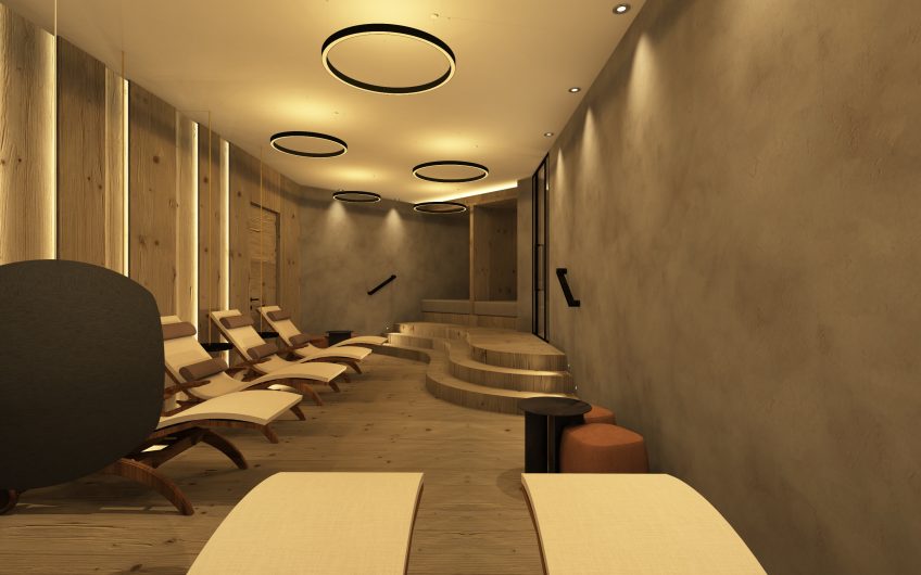 Primavera Neubau in Saas-Grund P4 3.5 Zimmerwohnung direkt bei der Bergbahn Hohsaas. Wellness im Haus. Reserviert.