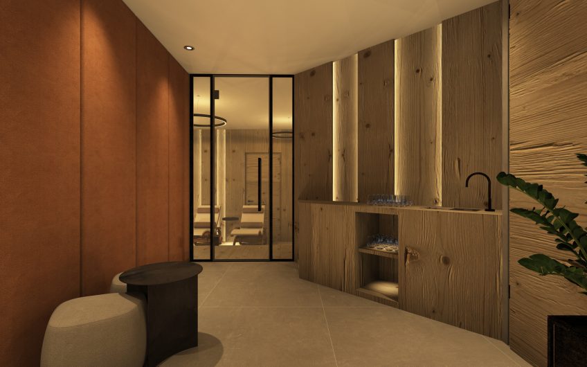 Primavera Neubau in Saas-Grund P4 3.5 Zimmerwohnung direkt bei der Bergbahn Hohsaas. Wellness im Haus. Reserviert.