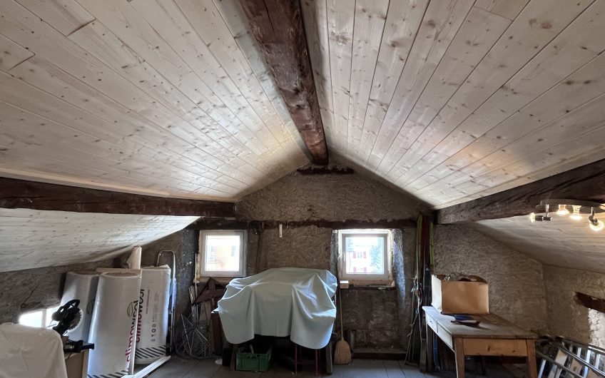 Penthouse studio in the former Café du DOME in Saas-Grund, Valais